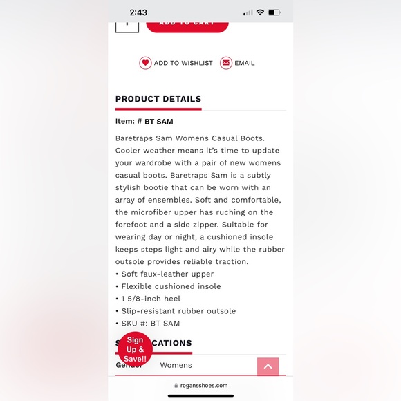 BareTraps brown bootie- Size 7M - Picture 9 of 9